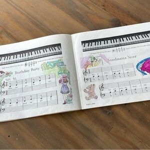 VINTAGE Teaching Little Fingers to Play Piano Book